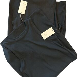 Pair of Dresses XS a new day Midi Sleeveless Tank and High Neck Apron Spaghetti